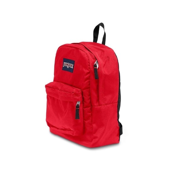 Jansport Red Tape Classic Backpack School Travel Everyday Carry - Picture 1 of 5